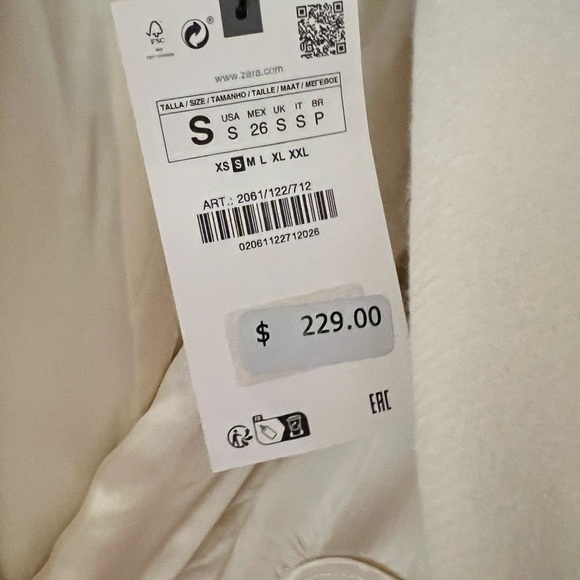 Zara premium wool coat Brand new with tags - Picture 10 of 16